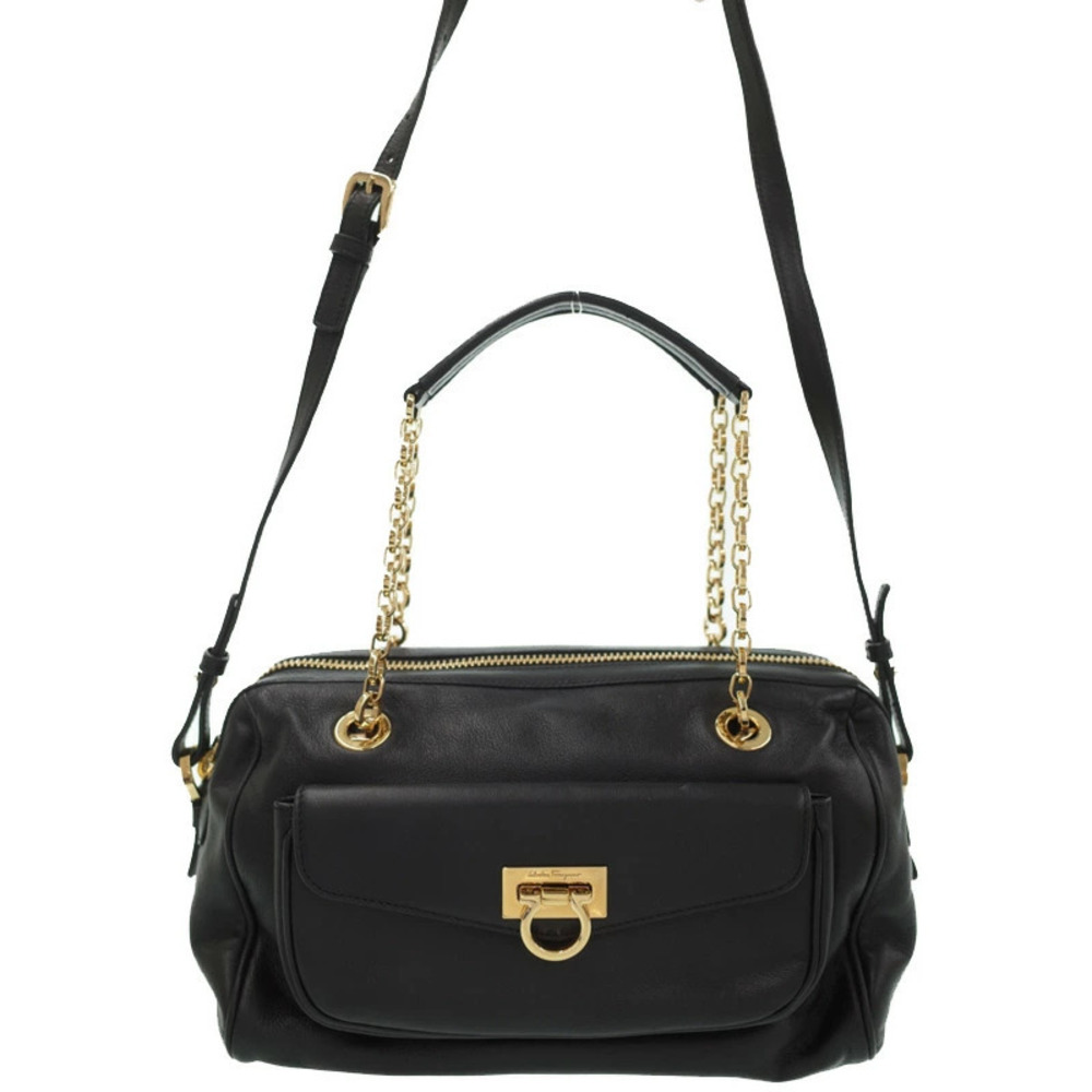Salvatore Ferragamo Gancini Chain Handbag